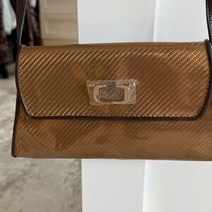 Chic Gold Crossbody Bag